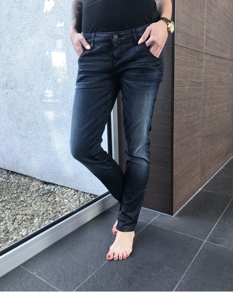 Džíny dámské Guess tmavě modré-černé